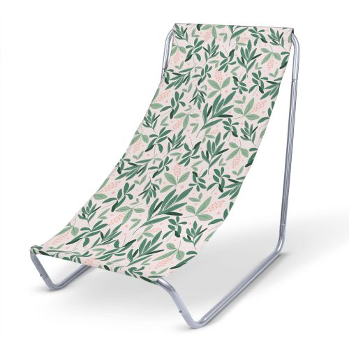 Leżak metalowy Olive Leaves on Pink