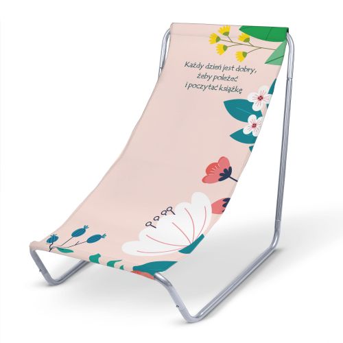 Leżak metalowy Dobry Dzień na Czytanie