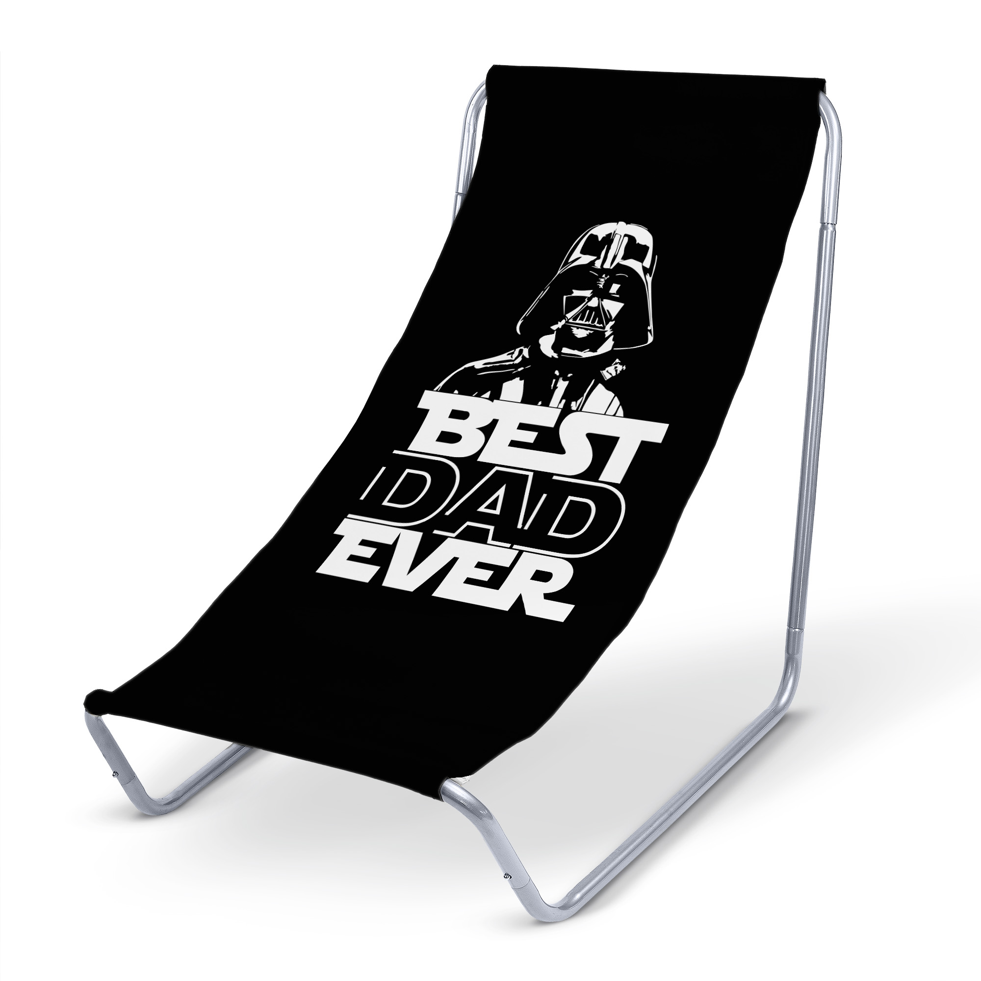 Leżak metalowy Best Dad Ever Black