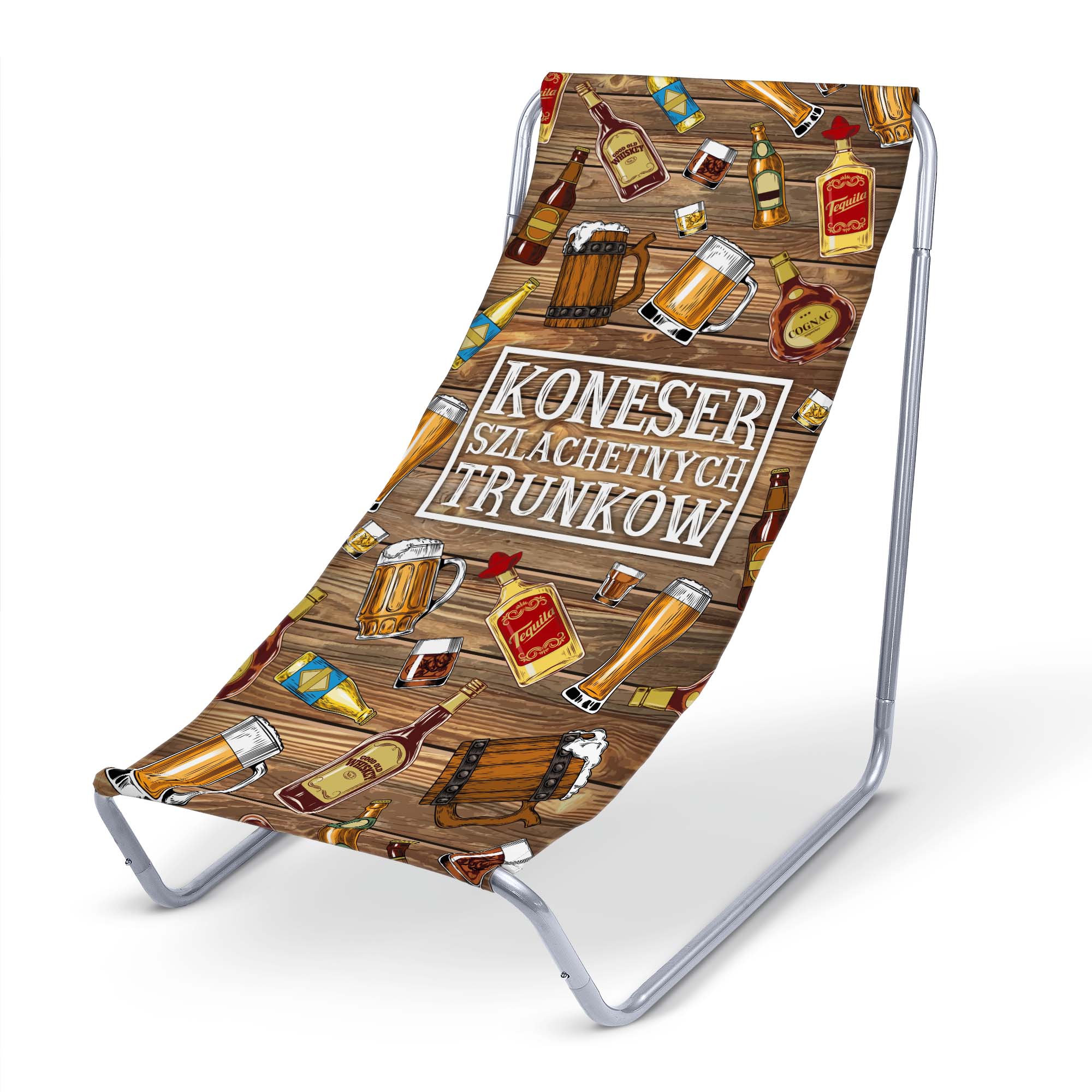 Leżak metalowy Koneser Szlachetnych Trunków