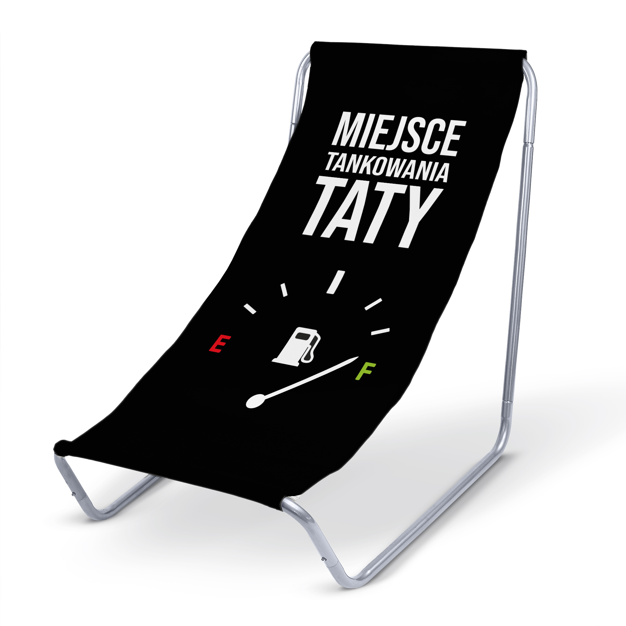 Leżak metalowy Miejsce Tankowania Taty