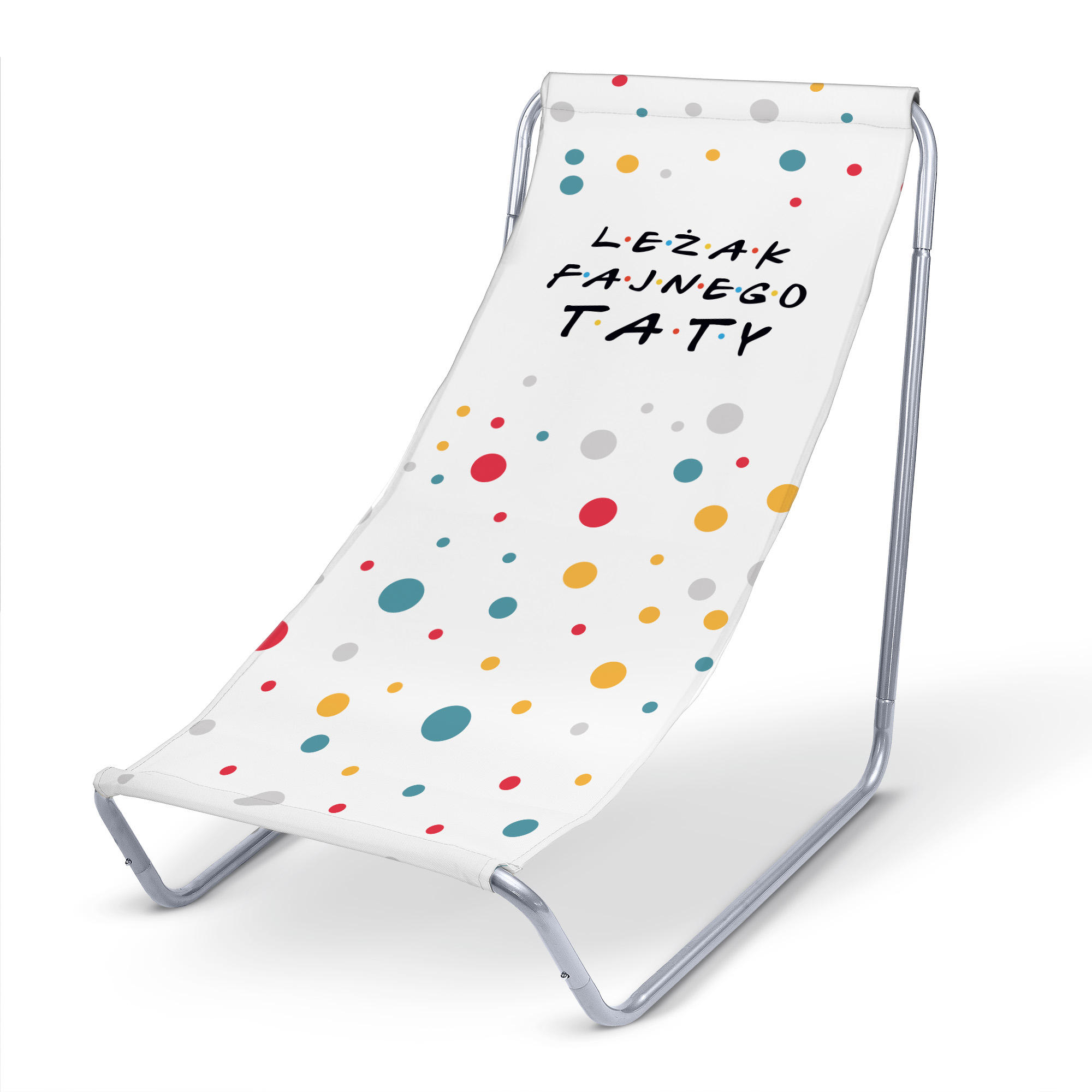 Leżak metalowy Fajnego Taty