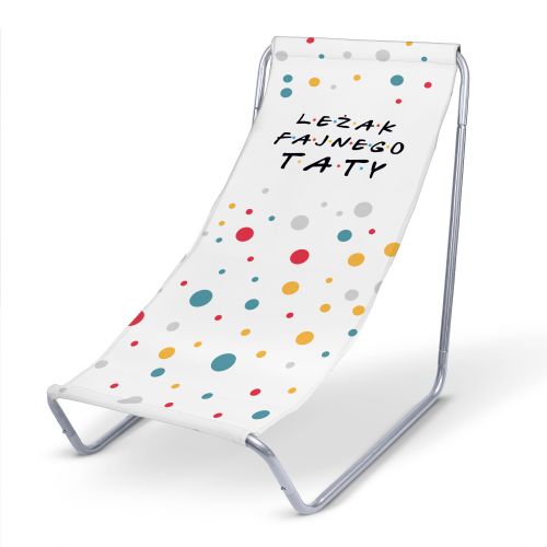 Leżak metalowy Fajnego Taty