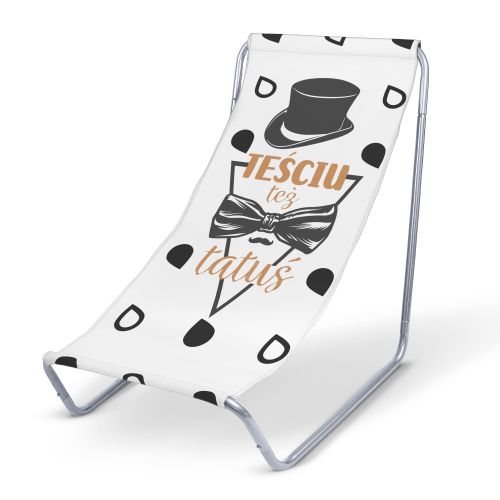 Leżak metalowy Teściu też Tatuś