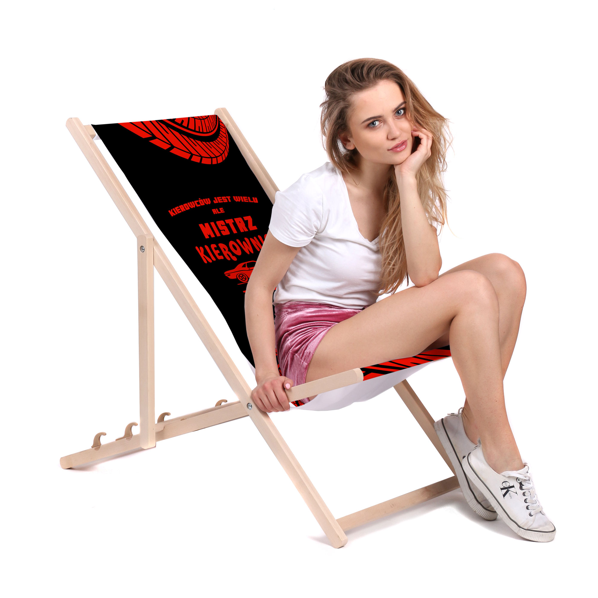 Zestaw Leżak i stolik Mistrz Kierownicy