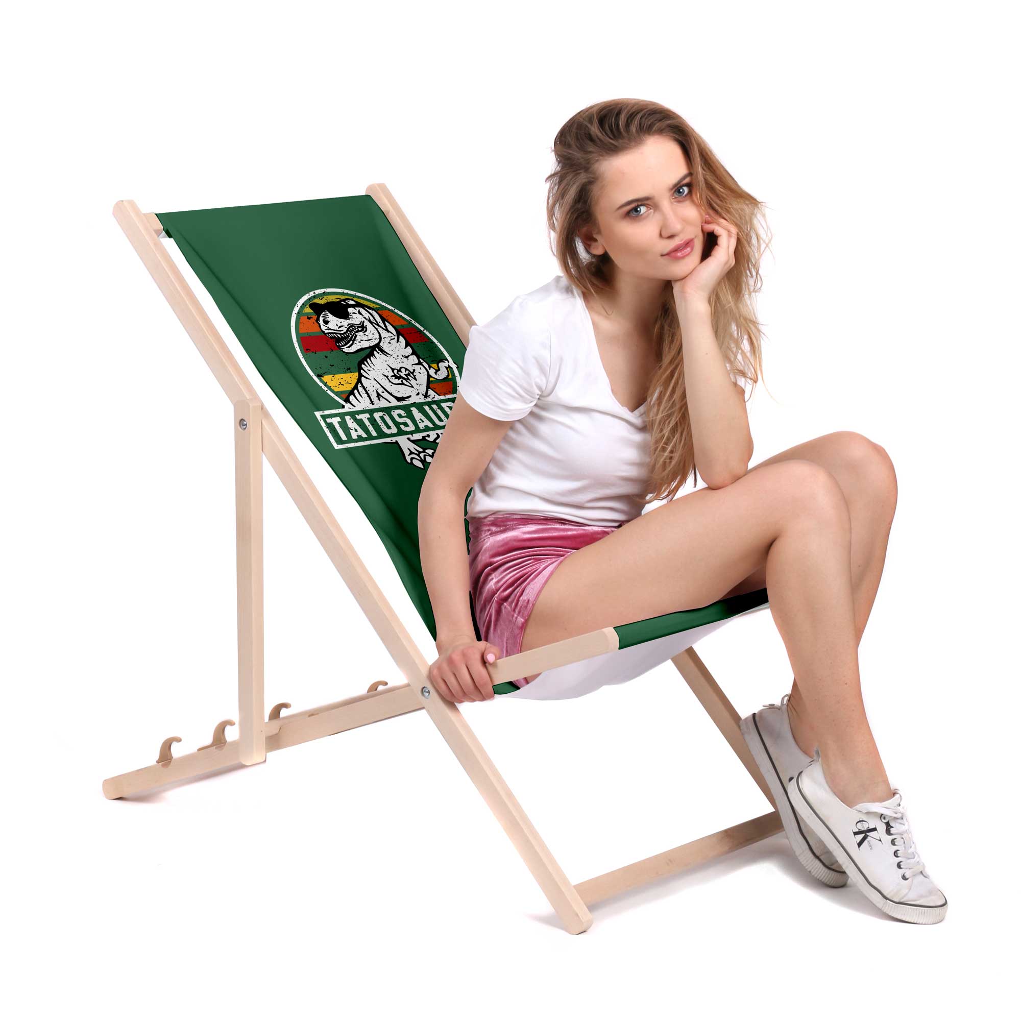 Zestaw Leżak i stolik Happy Tatosaurus