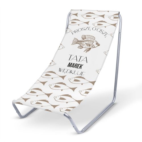 Leżak metalowy Proszę o ciszę PERSONALIZACJA