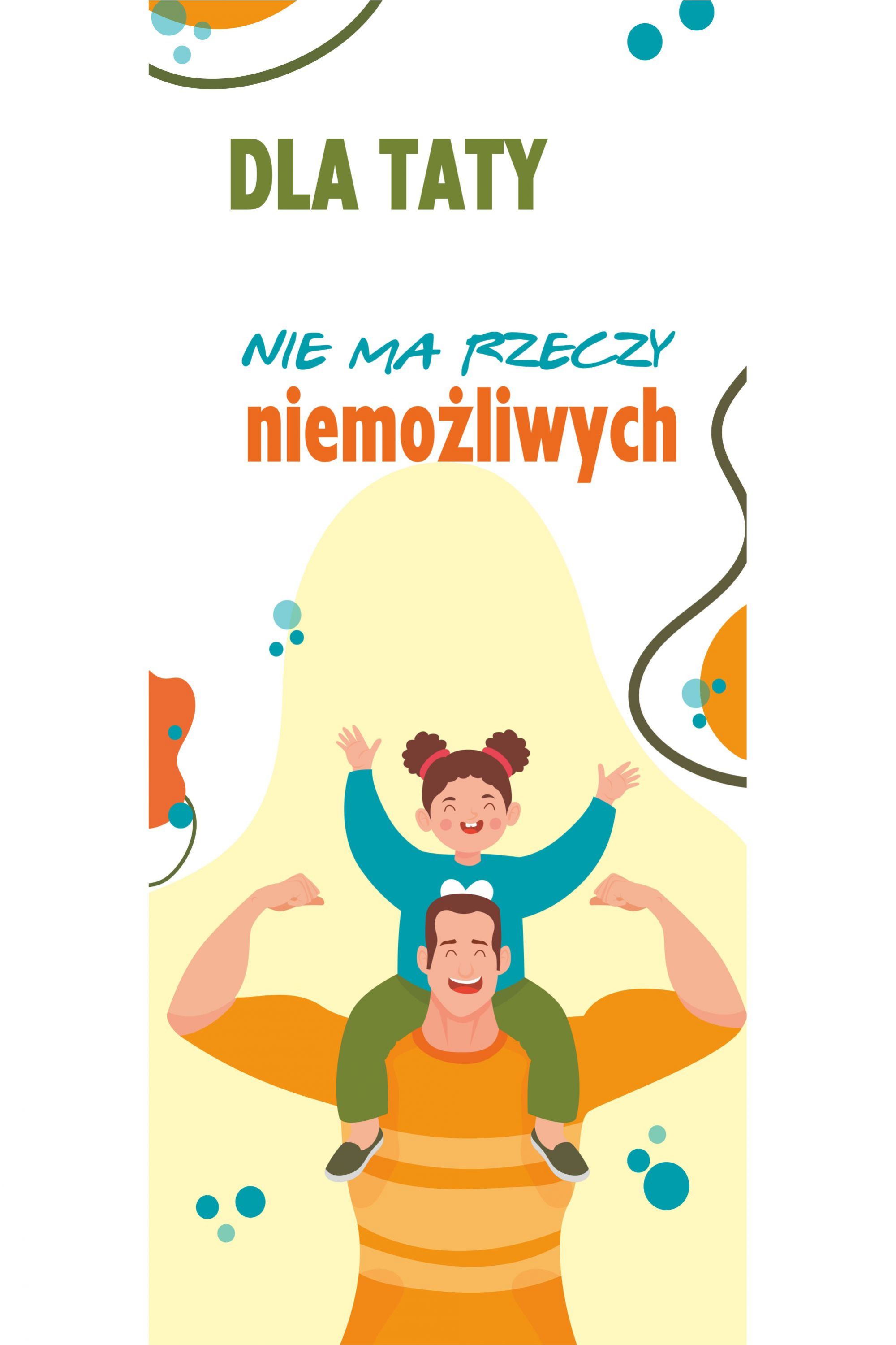 Leżak klasyczny Dla Taty nie ma rzeczy niemożliwych PERSONALIZACJA