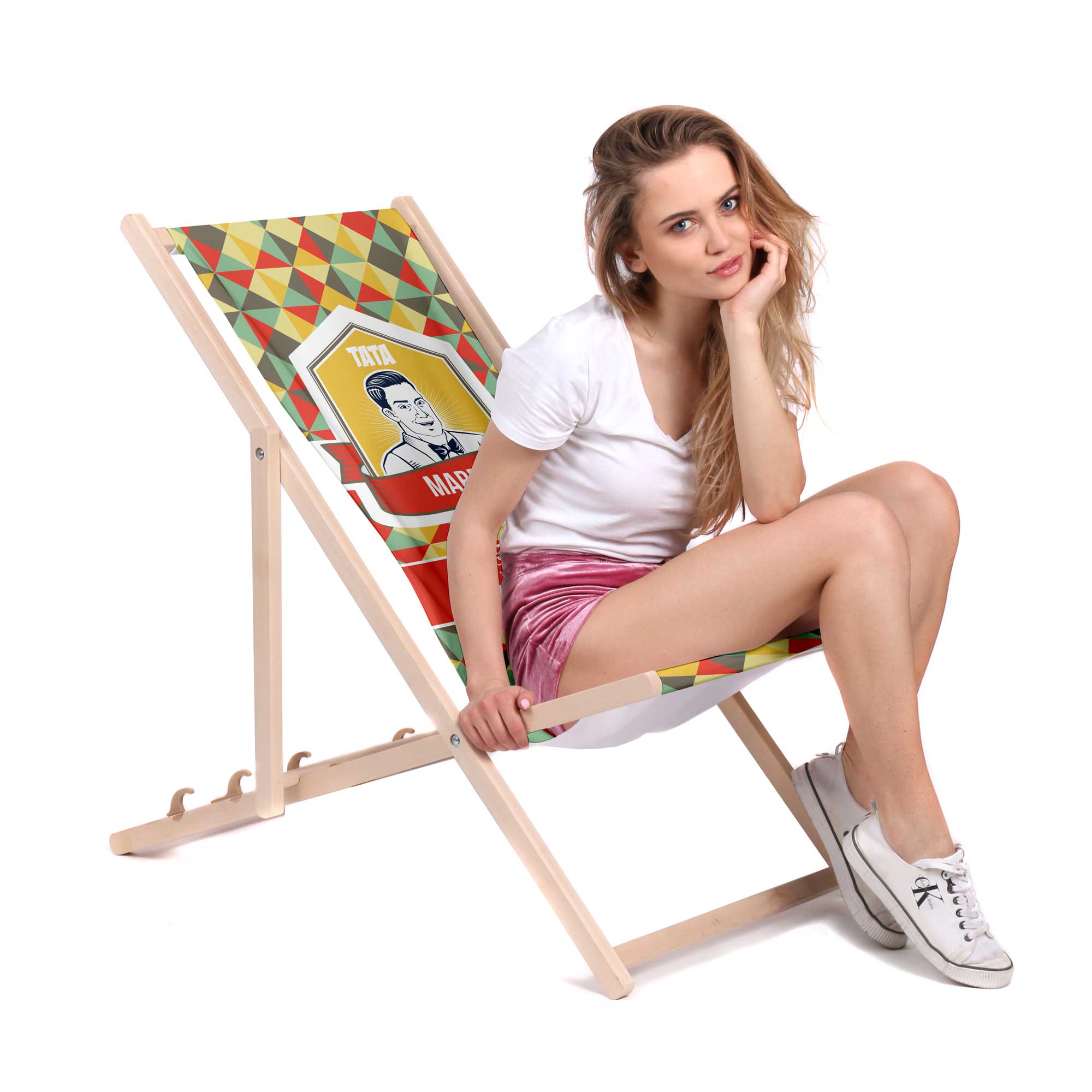 Leżak klasyczny Tata to ważna Szycha PERSONALIZACJA