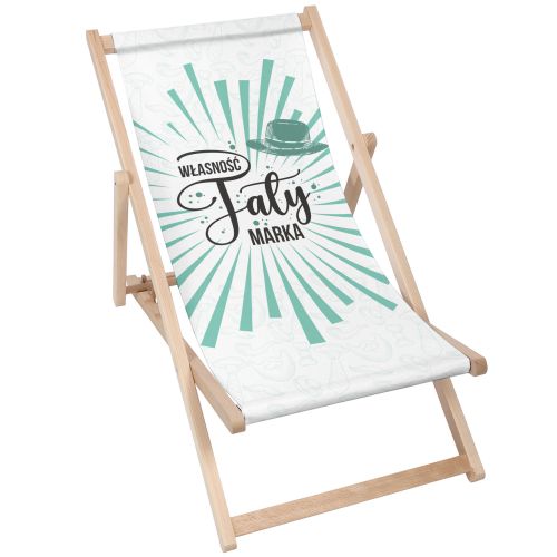 Leżak klasyczny Własność Taty PERSONALIZACJA