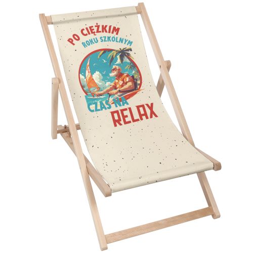 Leżak klasyczny Czas na odpoczynek