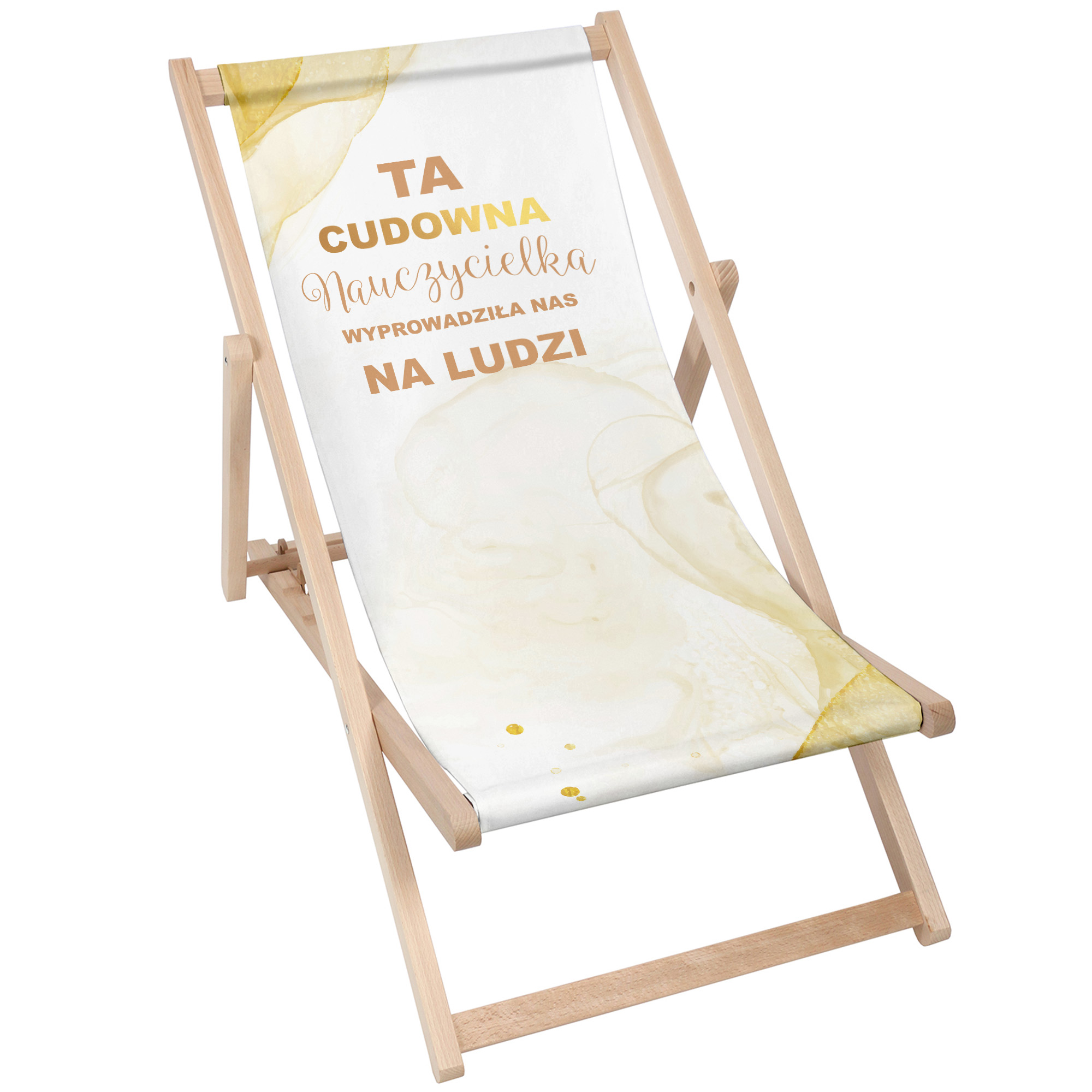 Leżak klasyczny Ta nauczycielka wyprowadziła nas na ludzi