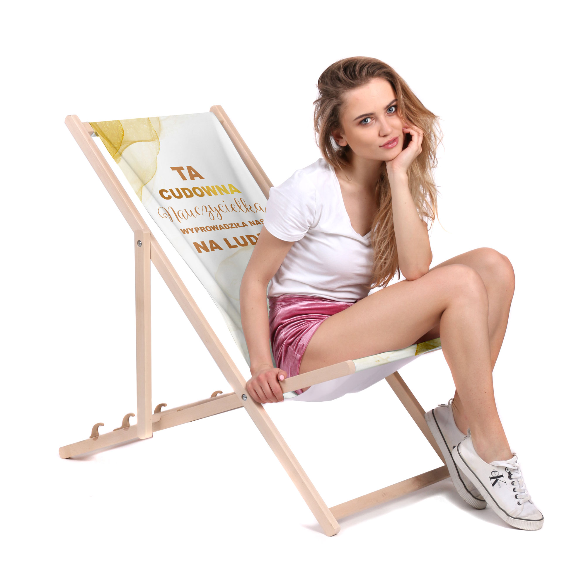 Leżak klasyczny Ta nauczycielka wyprowadziła nas na ludzi