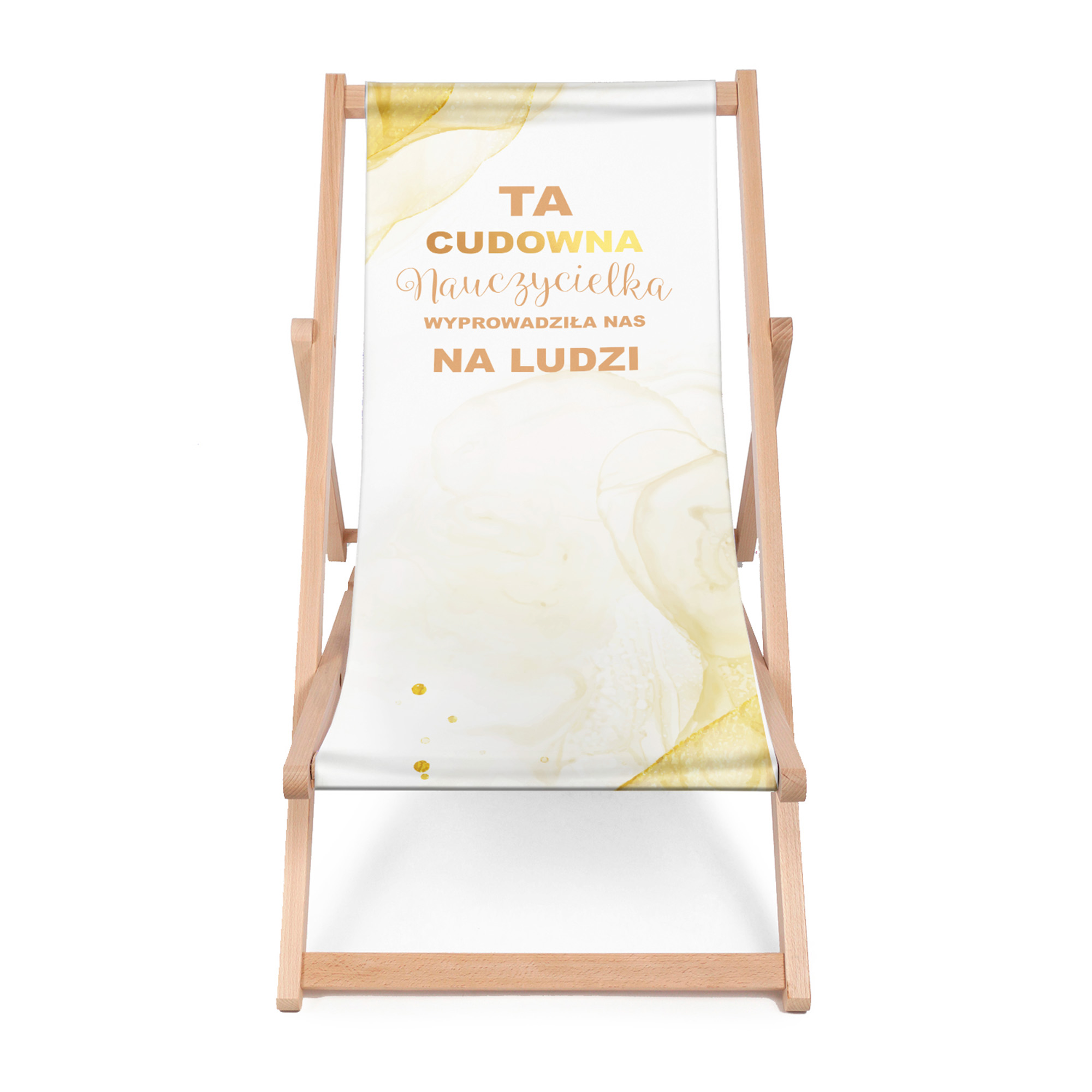 Leżak klasyczny Ta nauczycielka wyprowadziła nas na ludzi