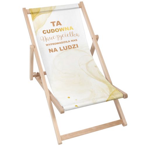 Leżak klasyczny Ta nauczycielka wyprowadziła nas na ludzi