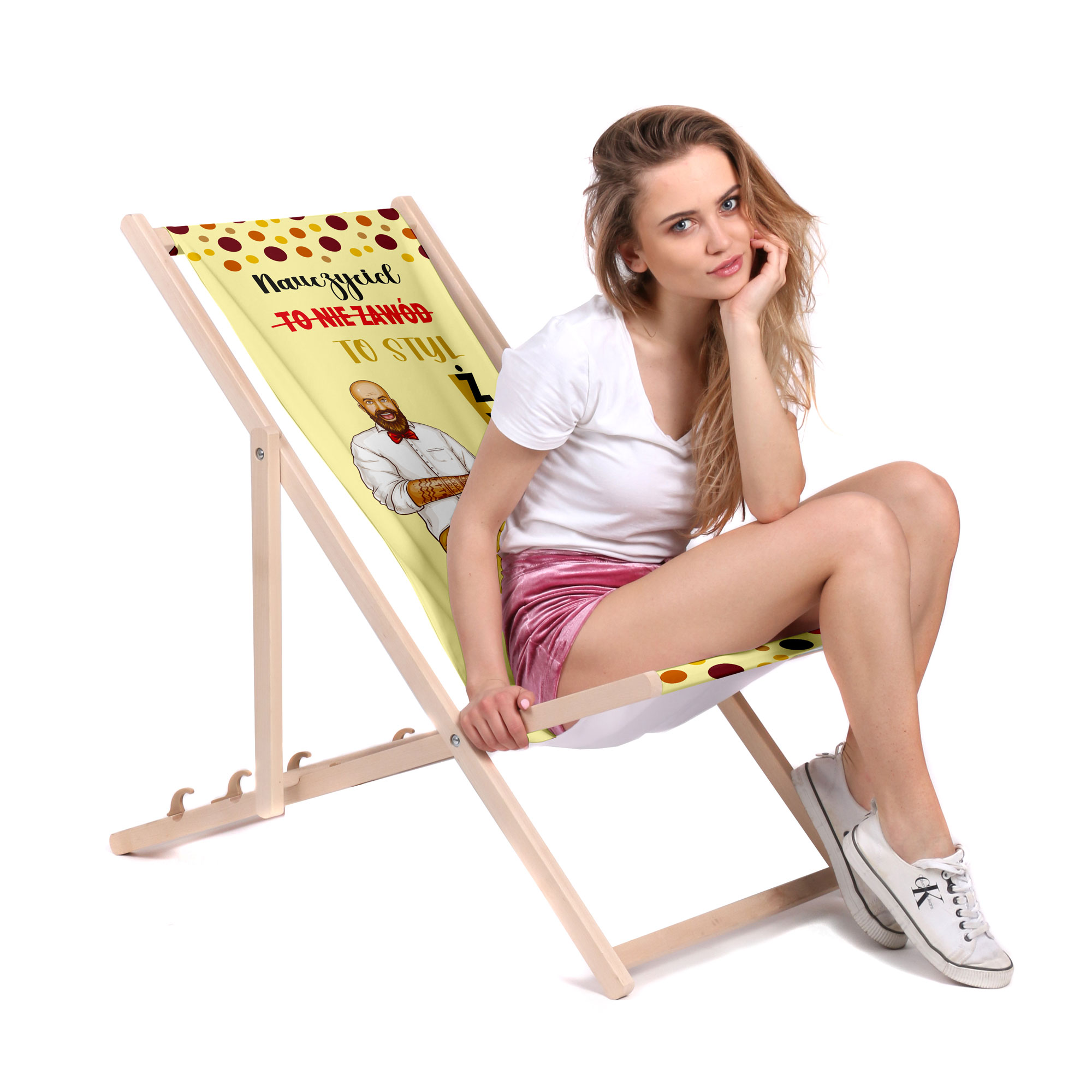 Leżak klasyczny Nauczyciel to styl życia