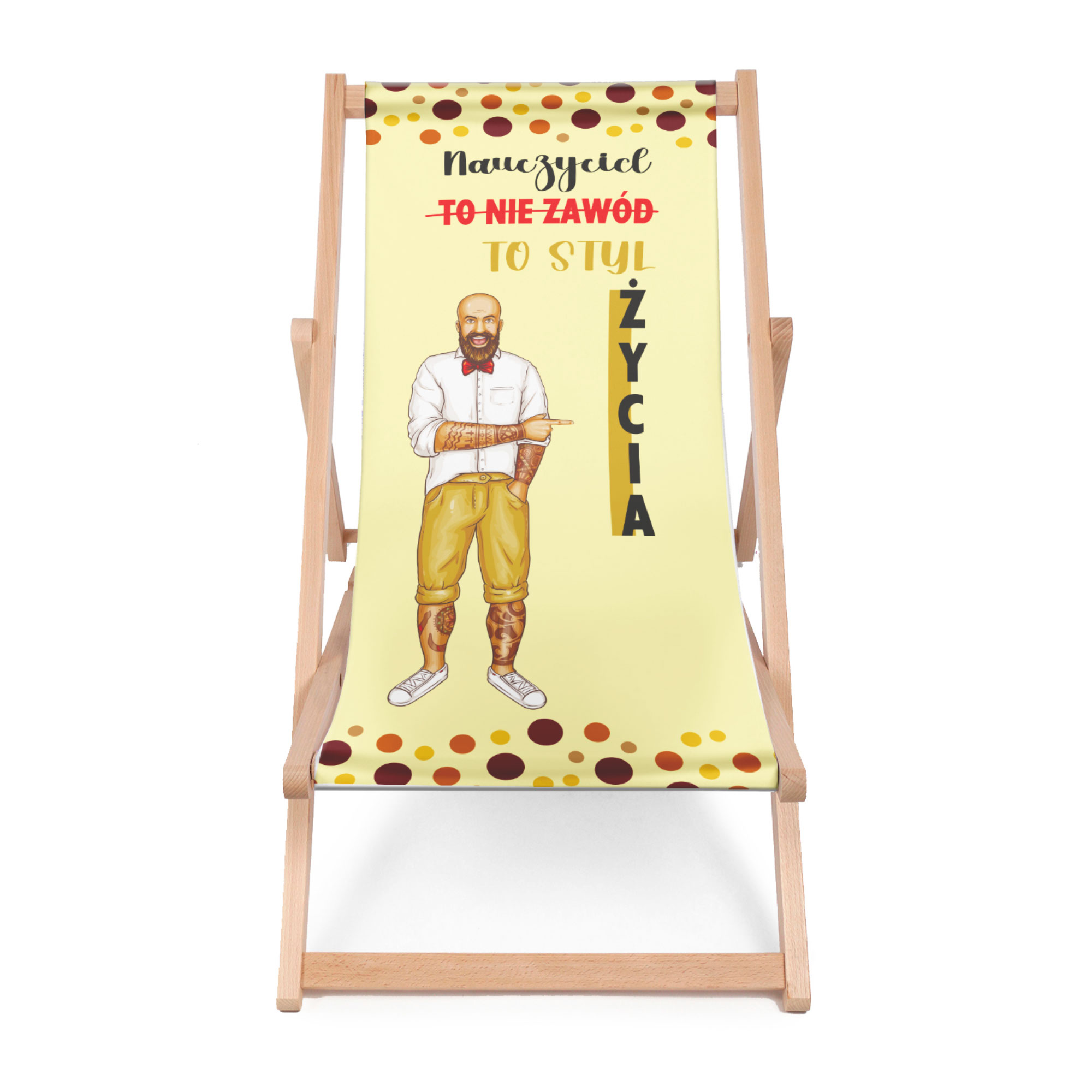 Leżak klasyczny Nauczyciel to styl życia