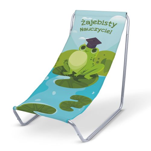 Leżak metalowy Żajebisty Nauczyciel