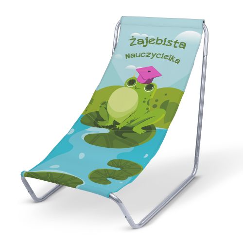 Leżak metalowy Żajebista Nauczycielka