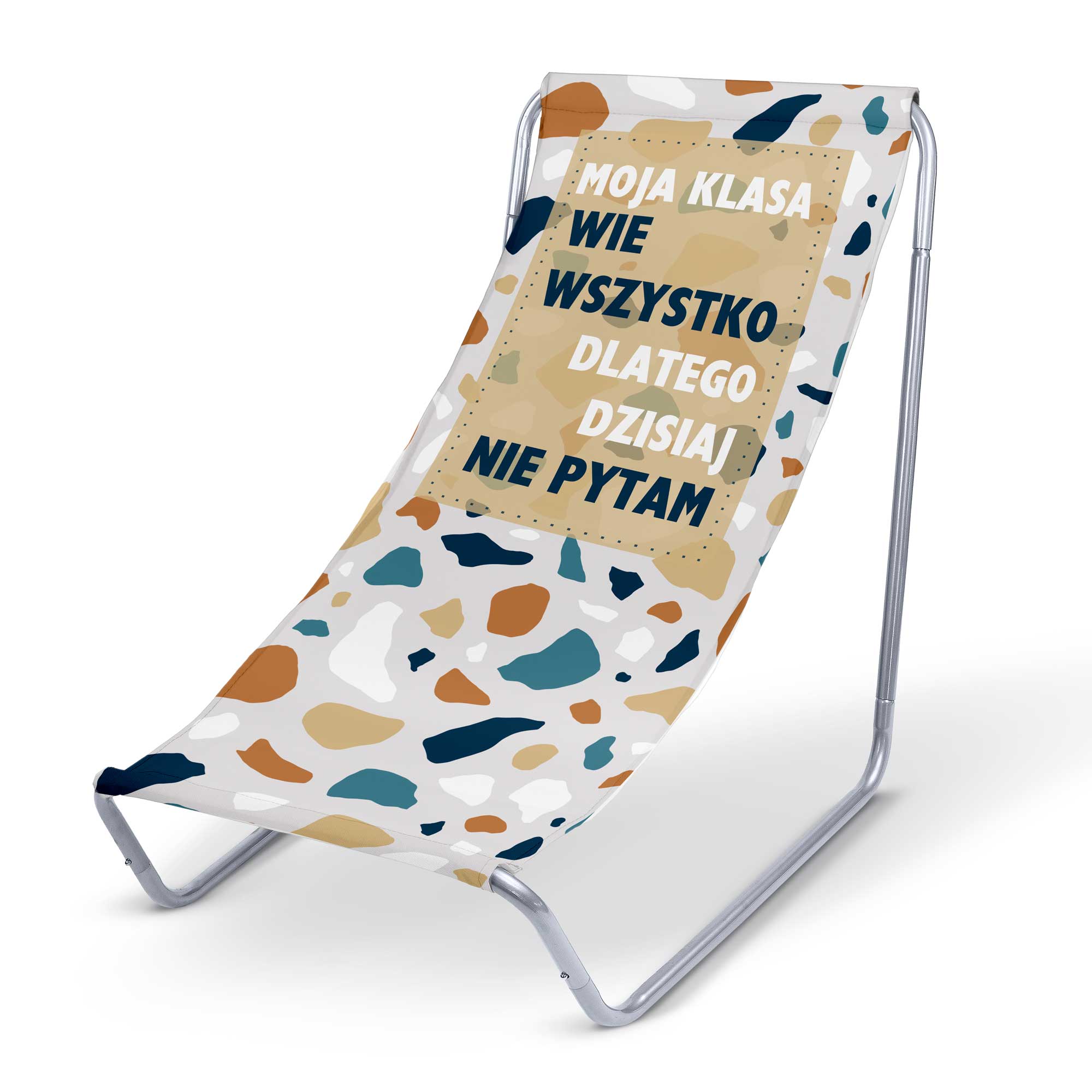 Leżak metalowy Dzisiaj nie pytam