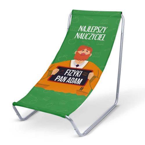 Leżak metalowy Najlepszy Nauczyciel PERSONALIZACJA