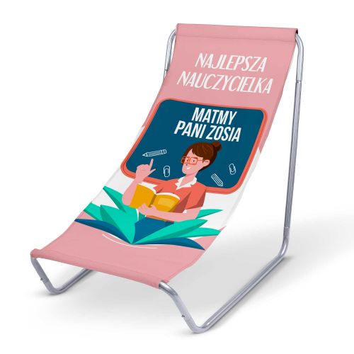 Leżak metalowy Najlepsza Nauczycielka PERSONALIZACJA