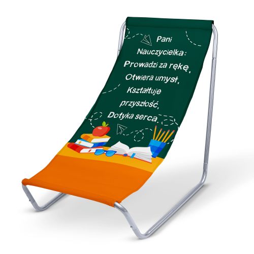 Leżak metalowy Pani Nauczycielka