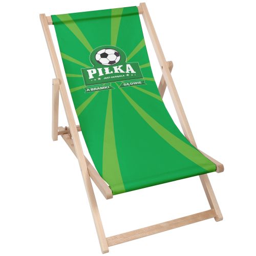 Leżak klasyczny Piłka jest okrągła, a Bramki Dwie