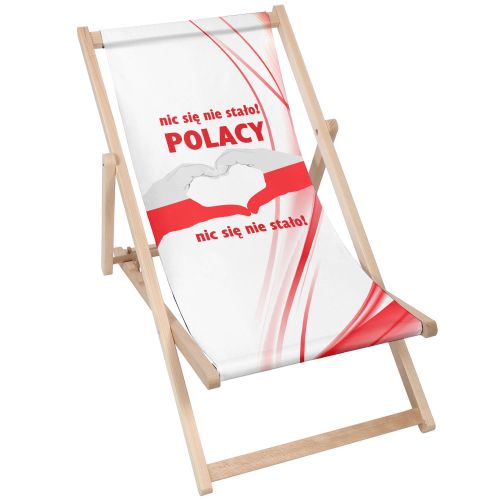 Leżak klasyczny Polska nic się nie stało