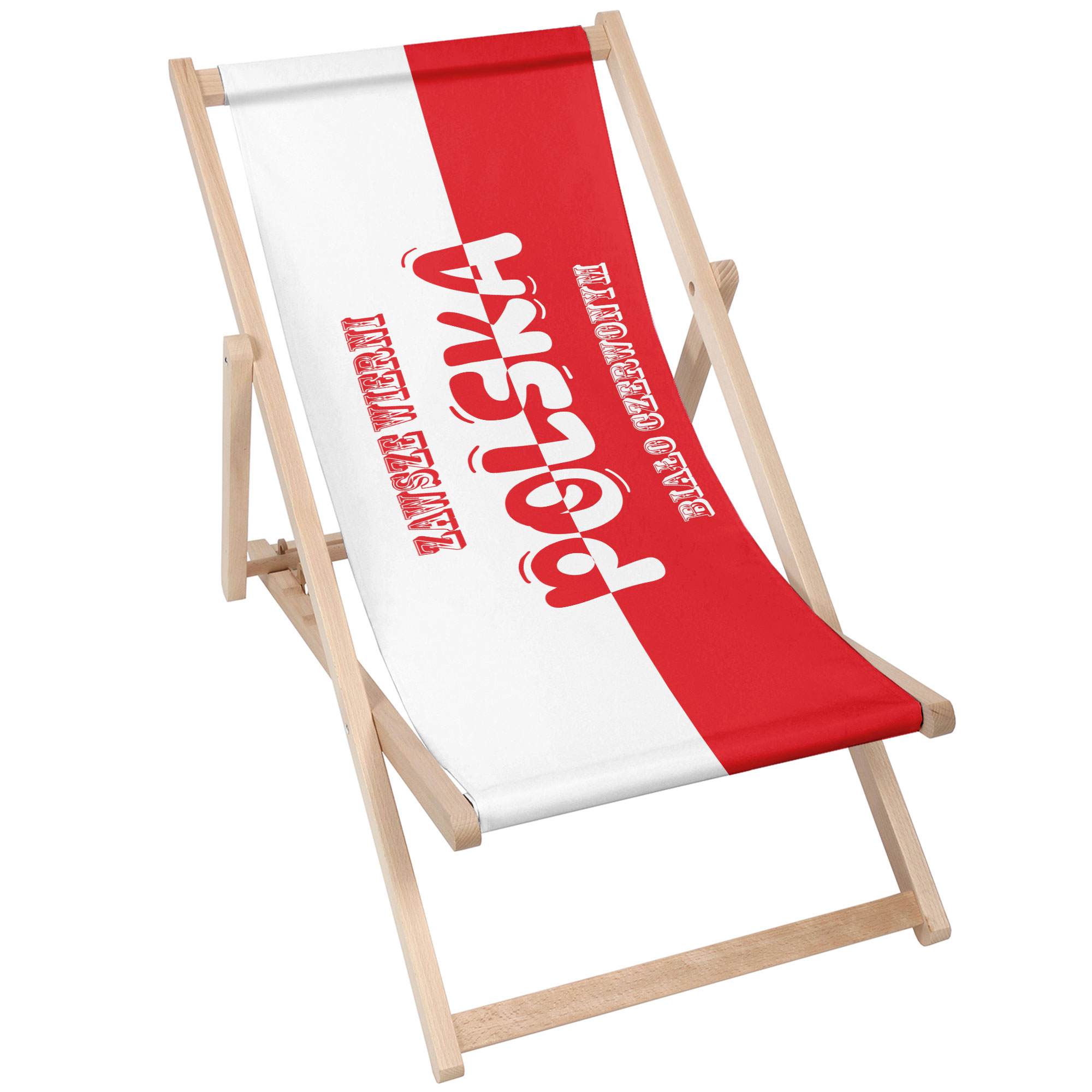 Leżak klasyczny Wierni Biało Czerwonym
