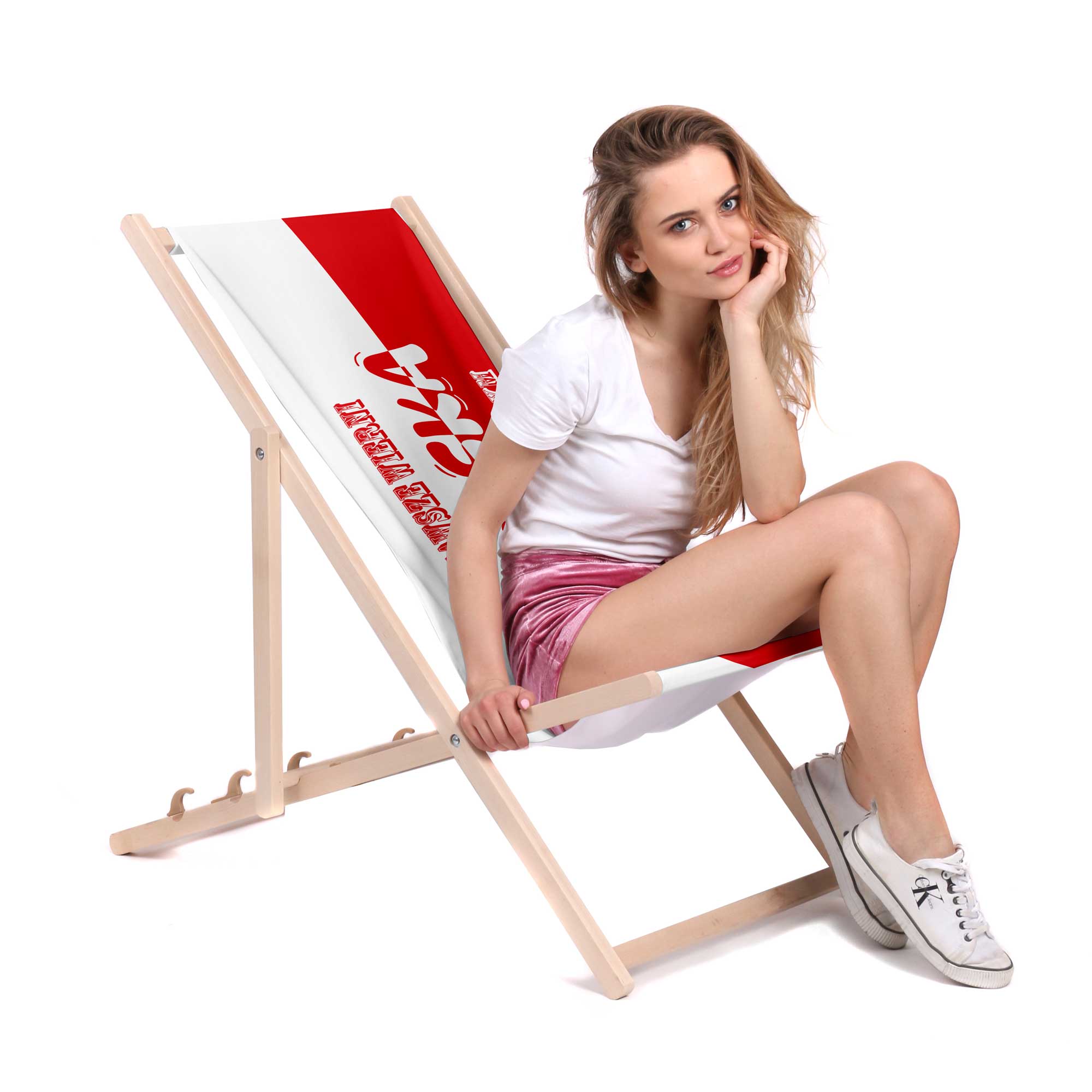 Leżak klasyczny Wierni Biało Czerwonym