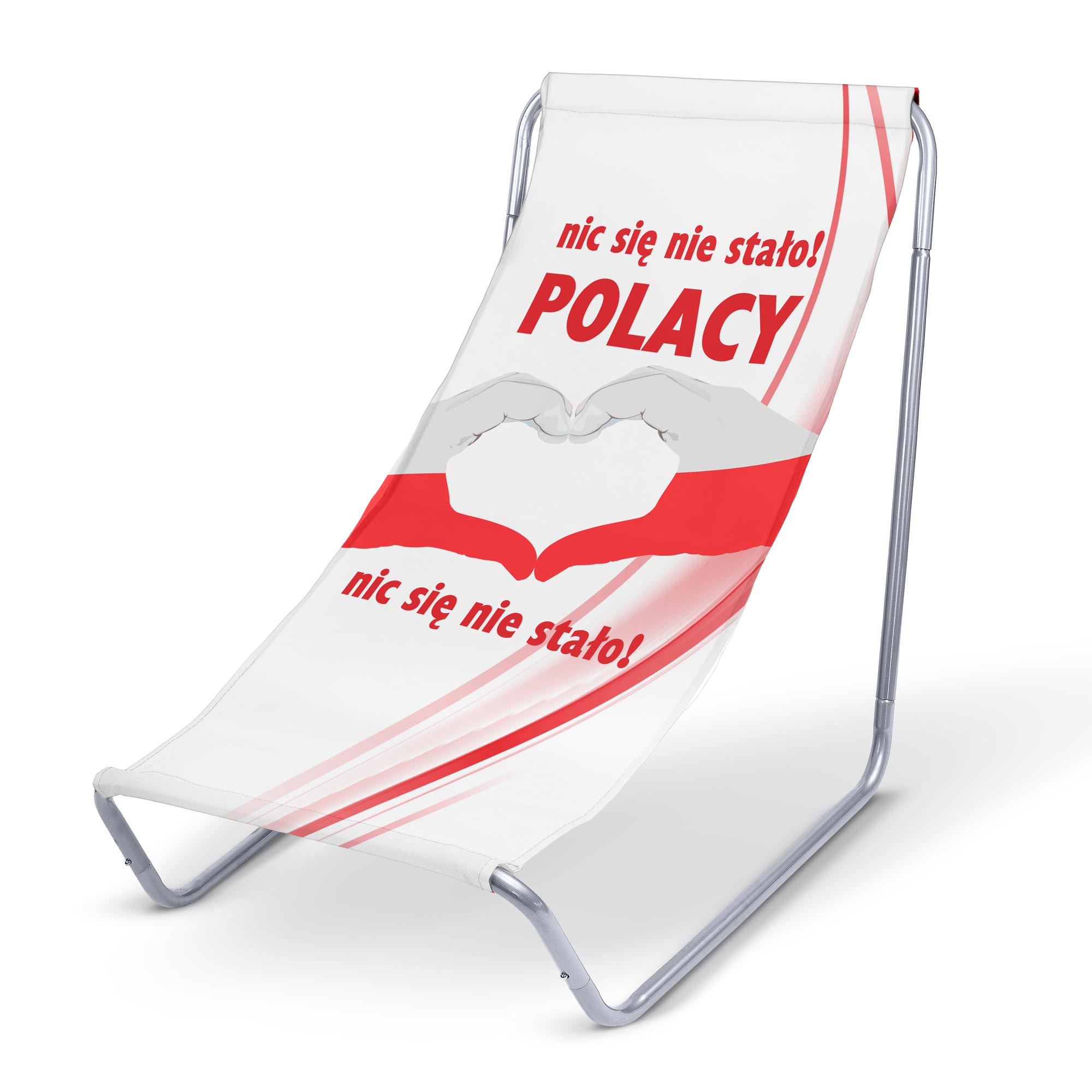 Leżak metalowy Polacy nic się nie stało