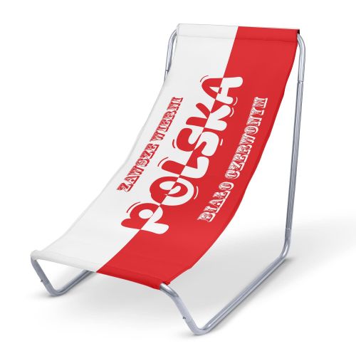 Leżak metalowy Wierni Biało Czerwonym