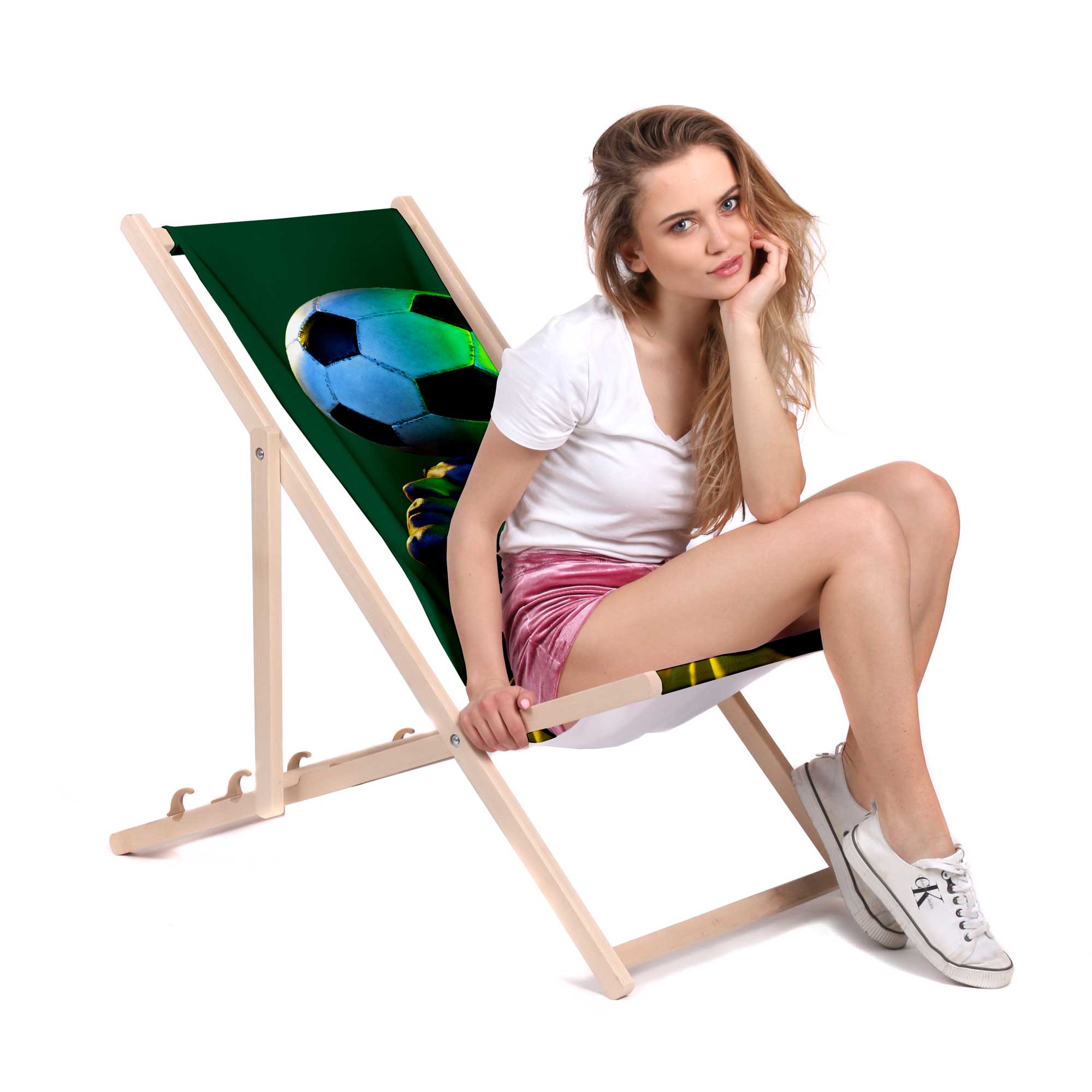 Zestaw Leżak i stolik Piłkarz