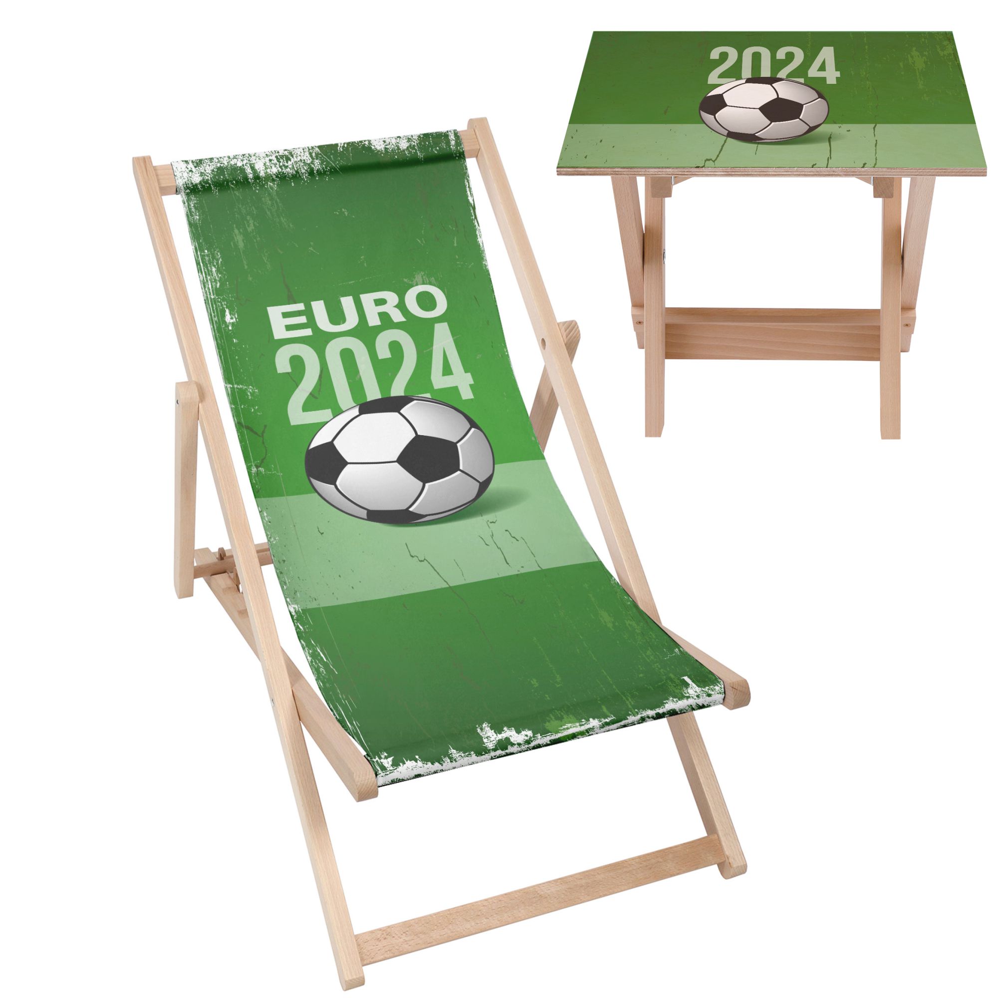 Zestaw Leżak i stolik Euro 2024