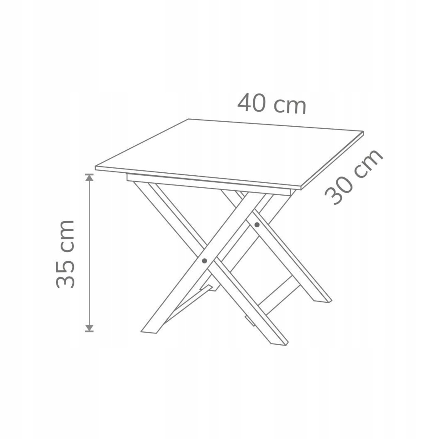 Zestaw Leżak i stolik Moje Serce jest na Murawie