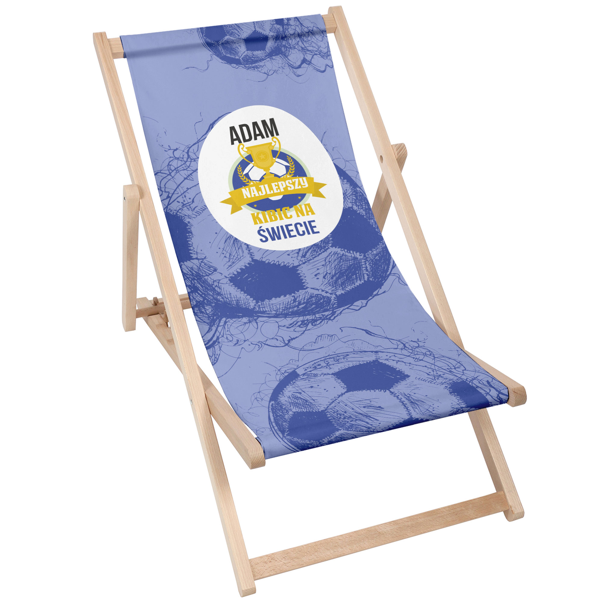 Leżak klasyczny Najlepszy Kibic na Świecie PERSONALIZACJA