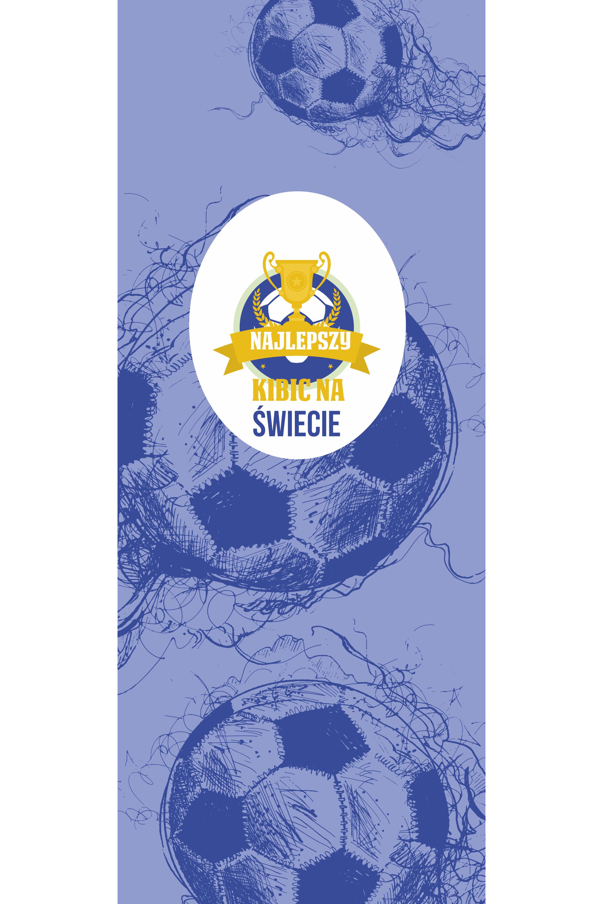 Leżak klasyczny Najlepszy Kibic na Świecie PERSONALIZACJA