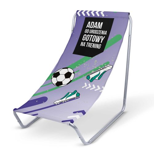 Leżak metalowy Od urodzenia gotowy na trening PERSONALIZACJA