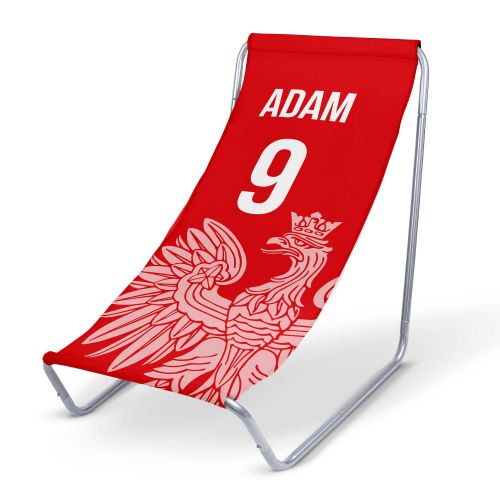 Leżak metalowy Piłkarza PERSONALIZACJA