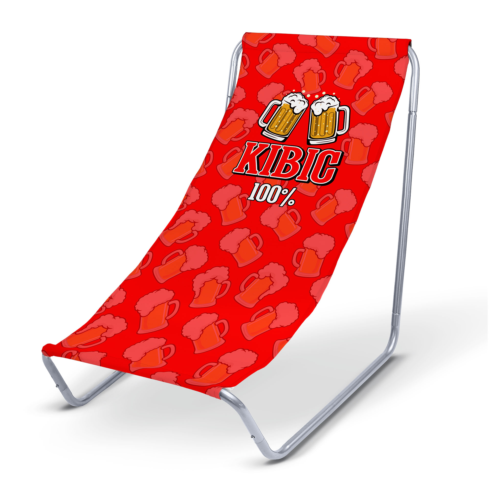 Leżak metalowy Kibic 100%
