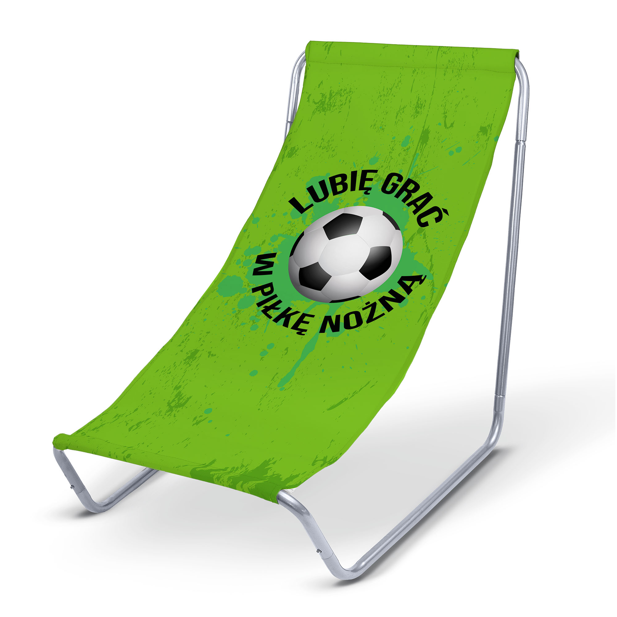 Leżak metalowy Lubię grać w Piłkę Nożną