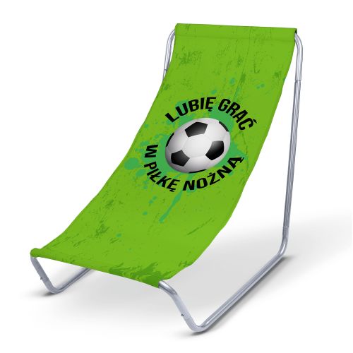 Leżak metalowy Lubię grać w Piłkę Nożną