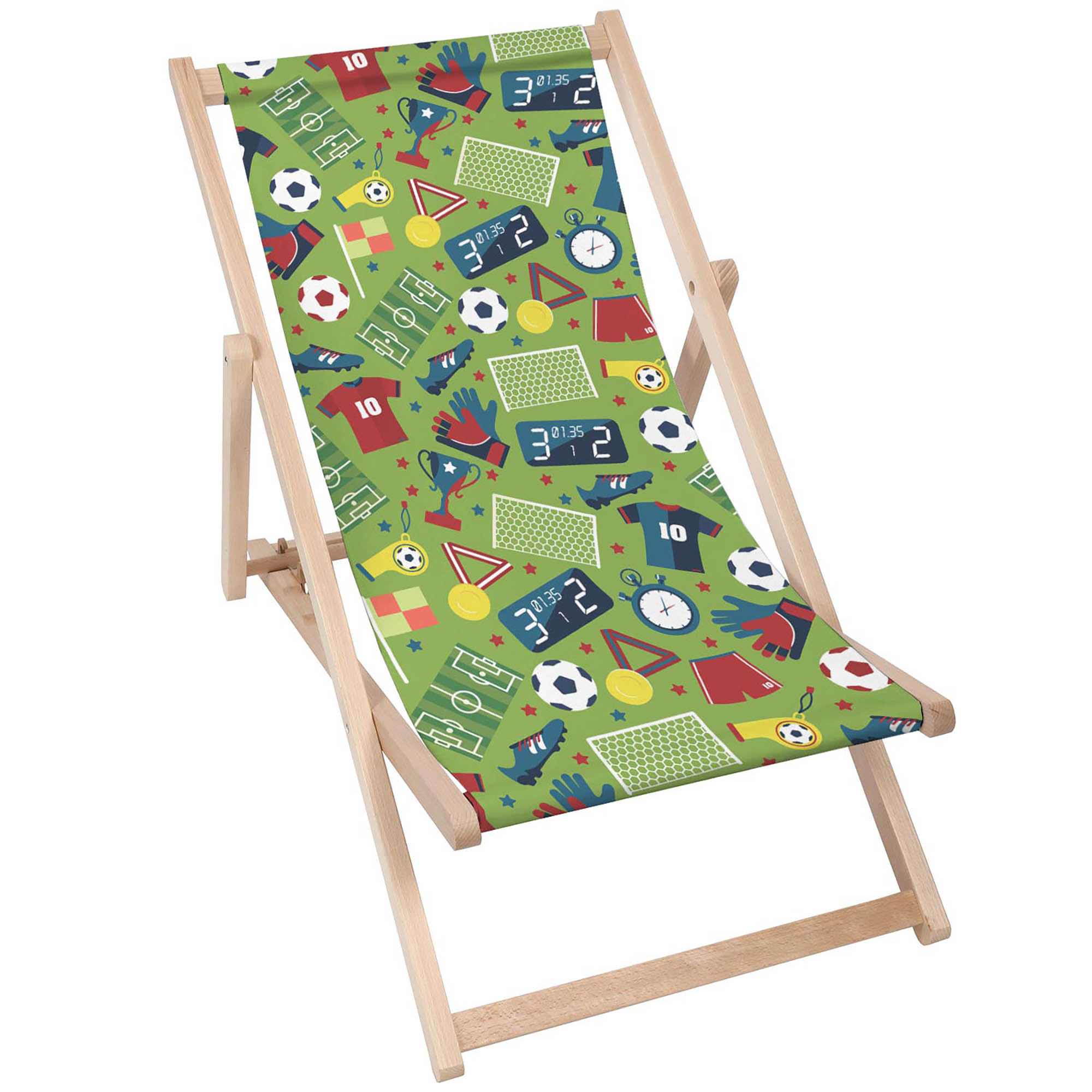 Zestaw Leżak i stolik Football Green