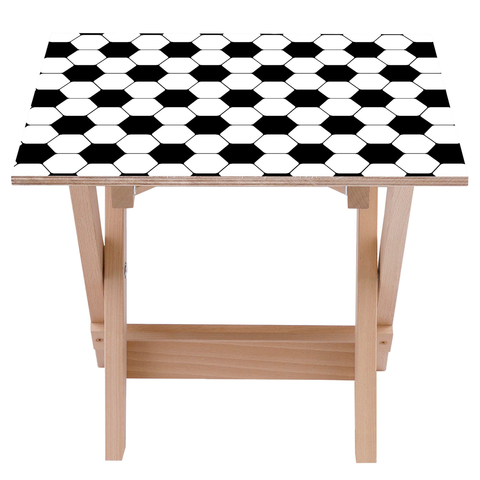 Zestaw Leżak i stolik Football Black