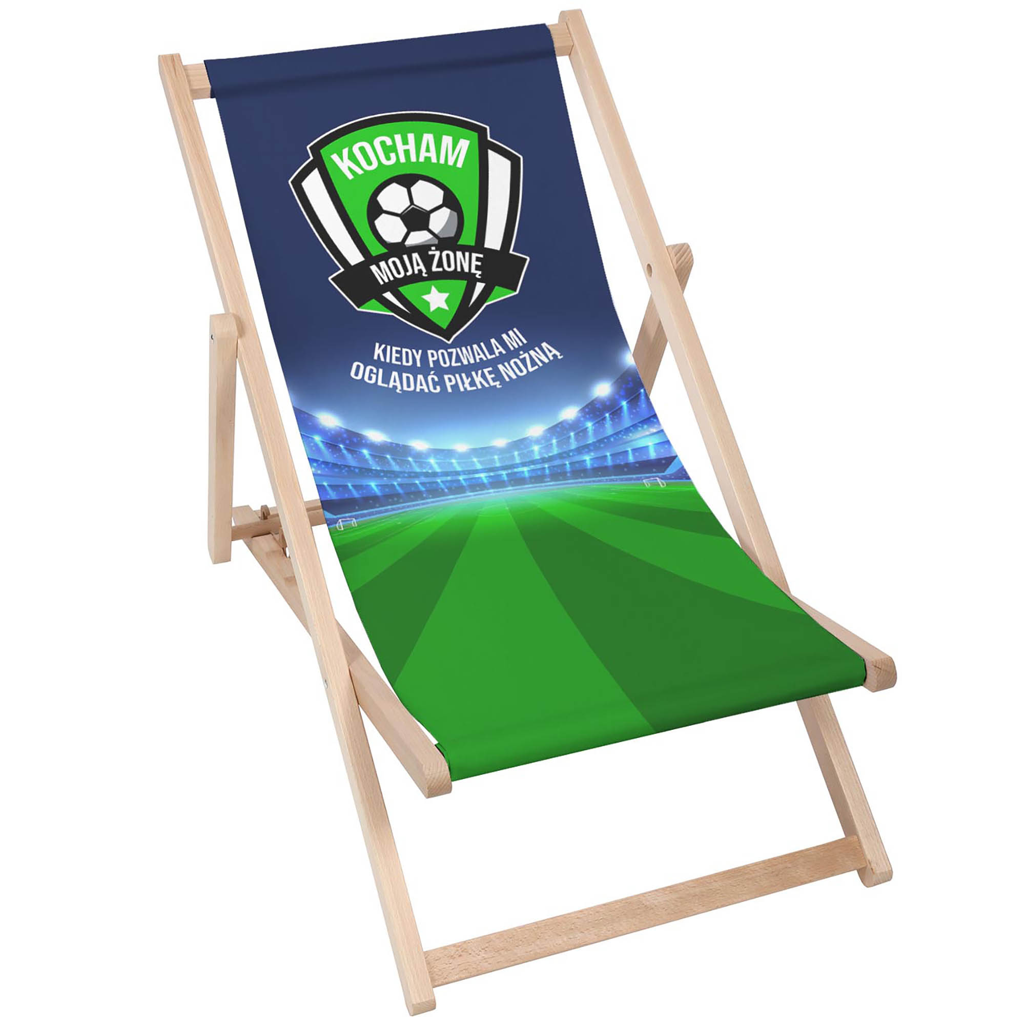 Zestaw Leżak i stolik Kocham swoją Żonę