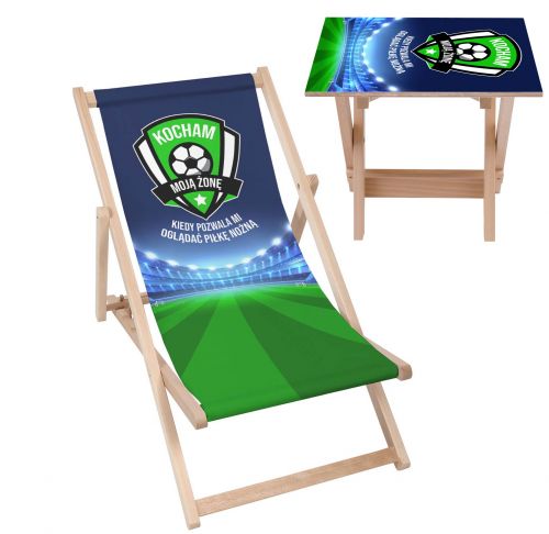 Zestaw Leżak i stolik Kocham swoją Żonę