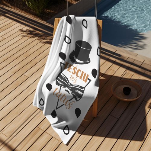 Ręcznik Teściu też Tatuś