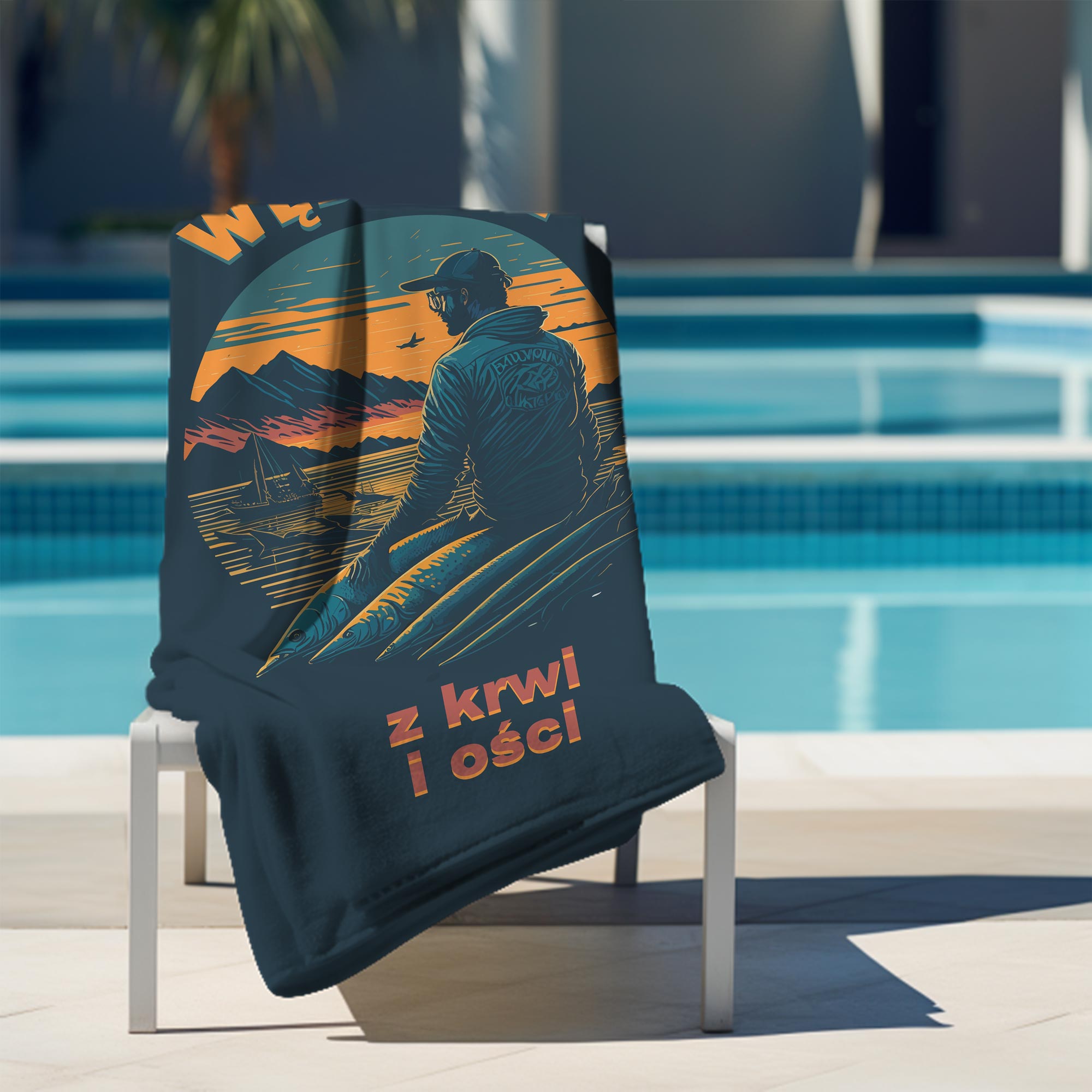 Ręcznik Wędkarz z Krwi i Ości