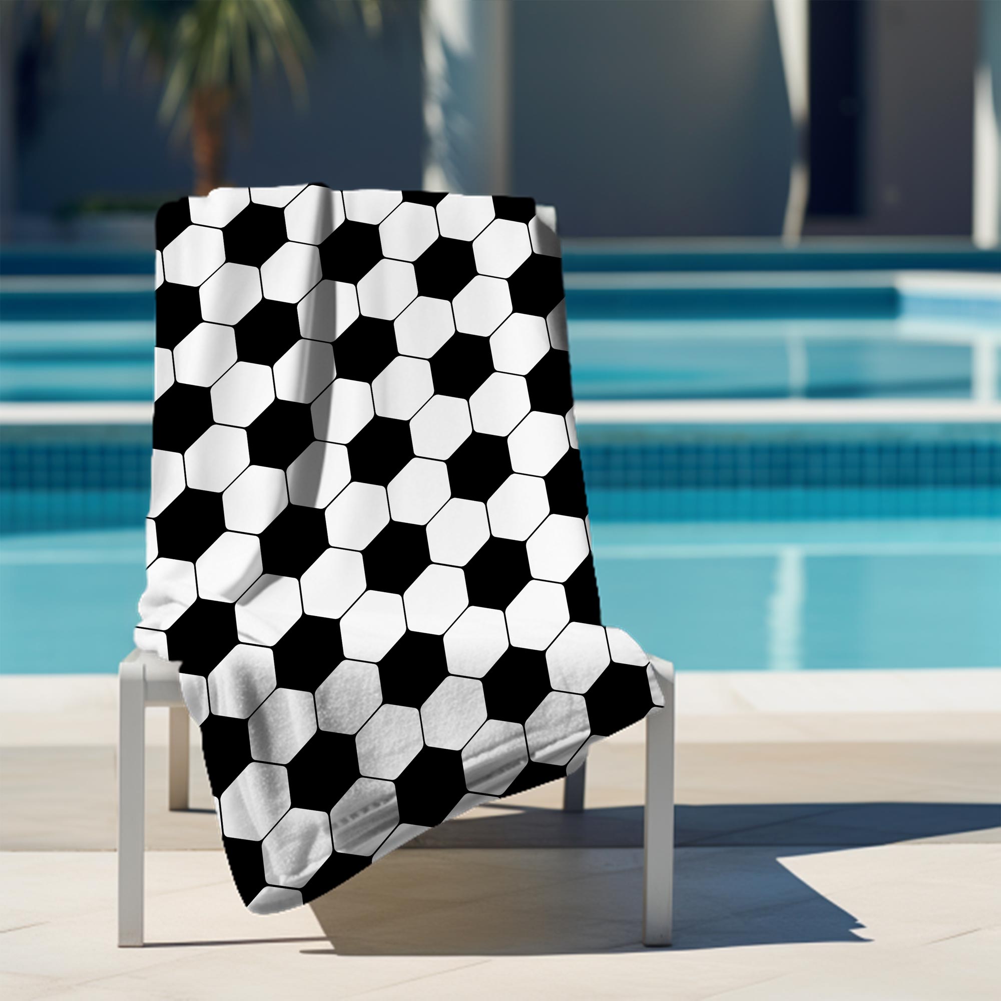 Ręcznik Football Black